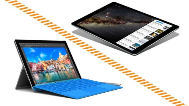ipad pro vs surface pro 4 - 2-in-1 tablets